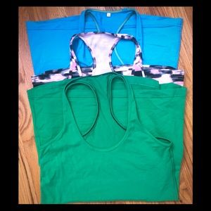 Lululemon razorback Tanks!